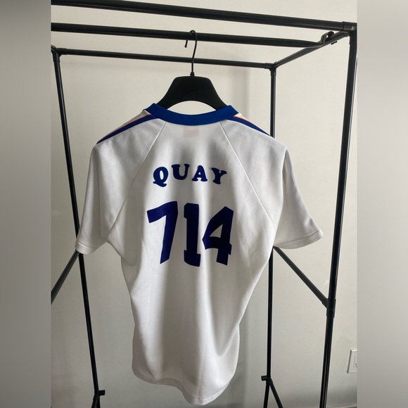 1980s Frank's Guns & Ammo jersey - white and blue - Picture 3 of 4